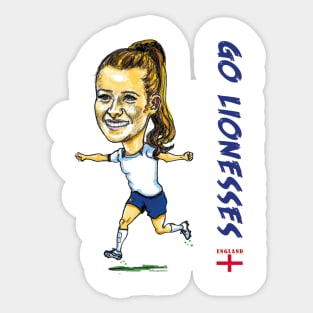 Ella Toone - England football player Sticker